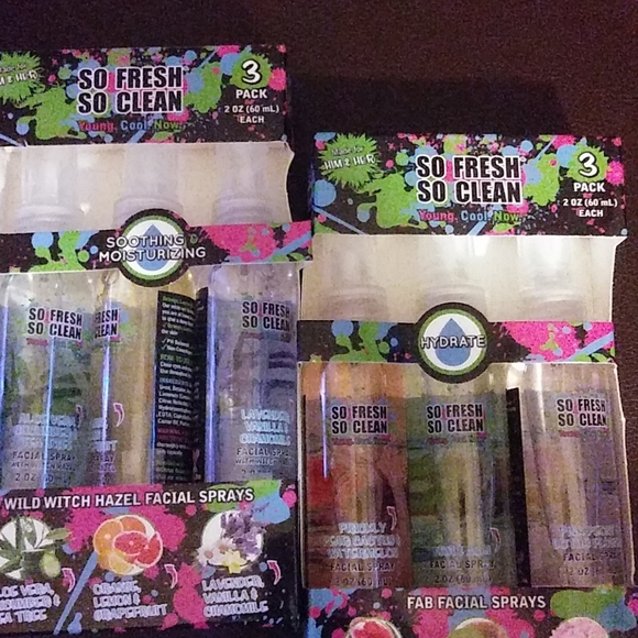 (2)So Clean So Fresh Facial Sprays/ Mists - Picture 1 of 4
